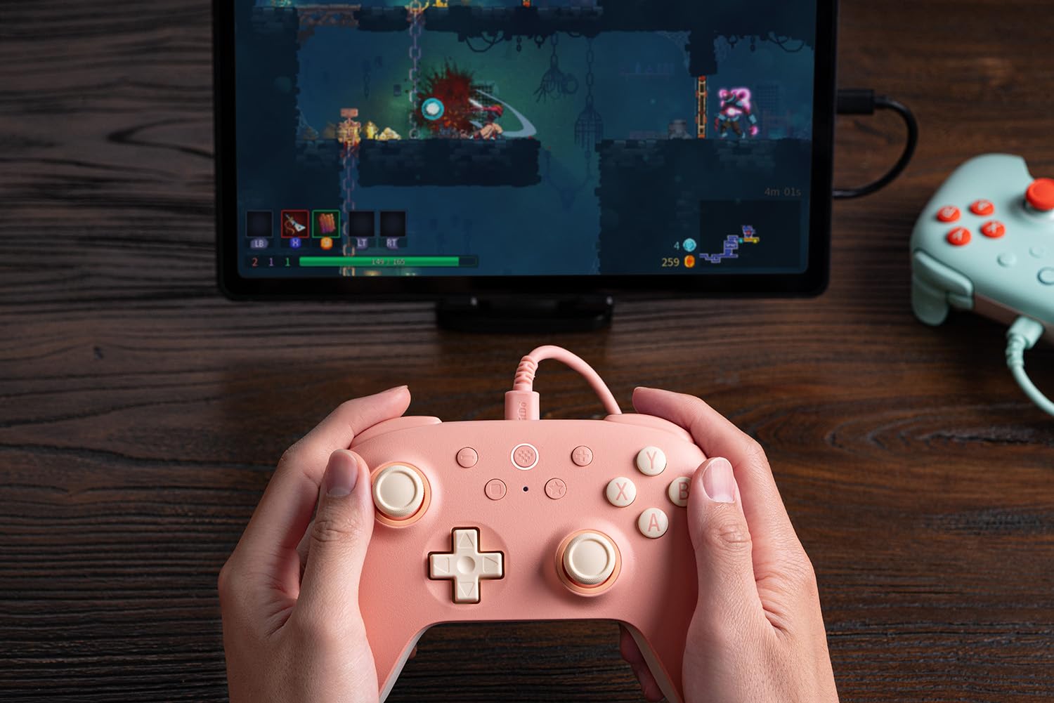 Контролер 8BitDo - Ultimate 2C, Hall-Effect, Peach