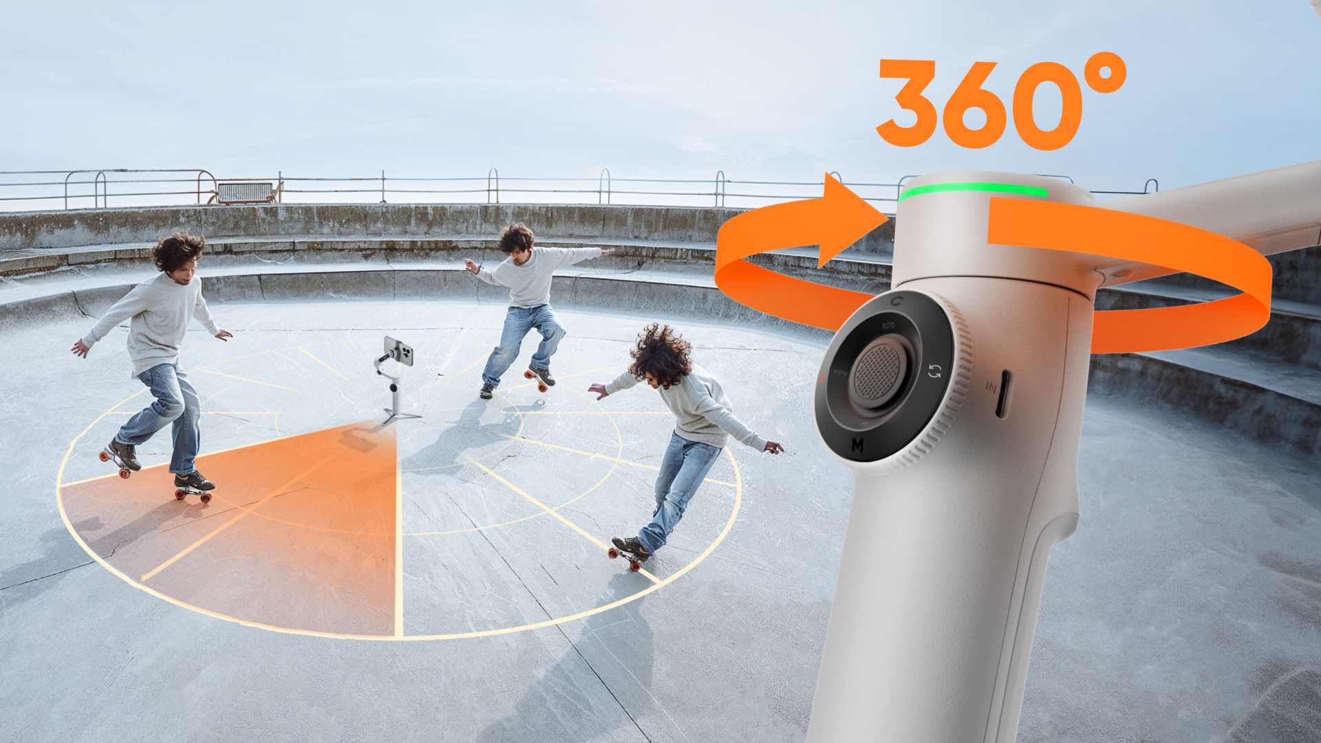 Гимбал за смартфон Insta360 - Flow 2 Pro sn3