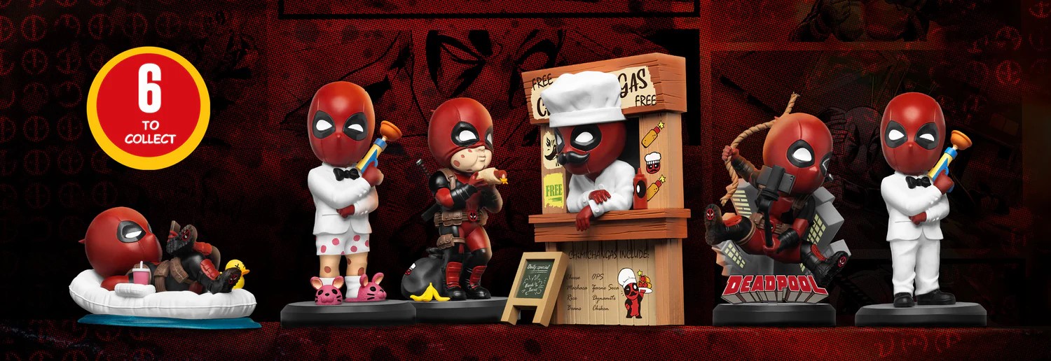 Мини фигура YuMe Marvel: Deadpool - Action Hero Series, Mystery box