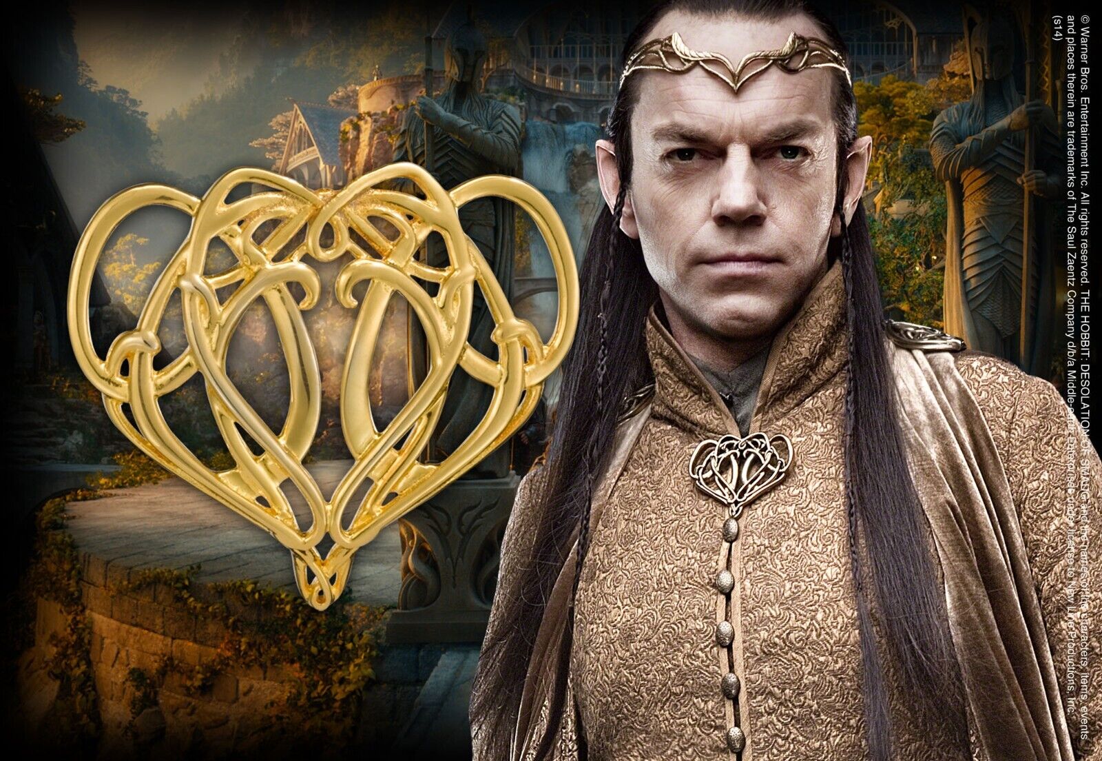 Брошка The Noble Collection Movies: The Hobbit - The Brooch of Elrond