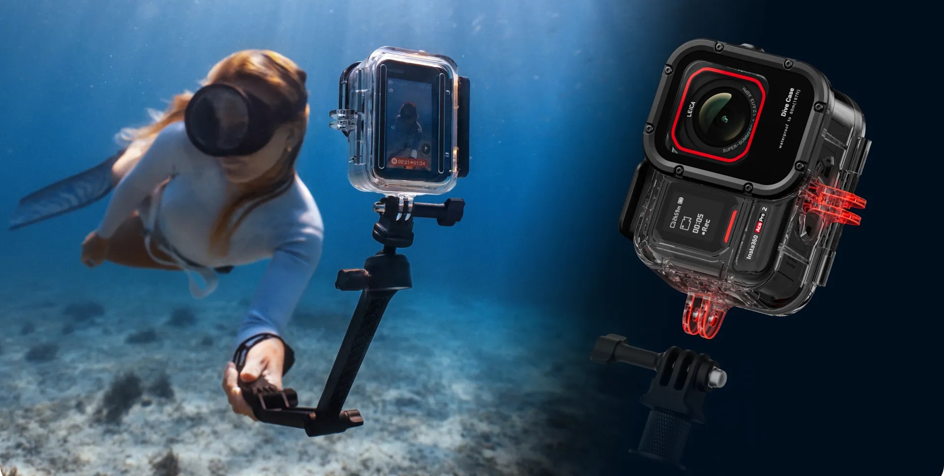 Водоустойчив калъф Insta360 - Dive Case