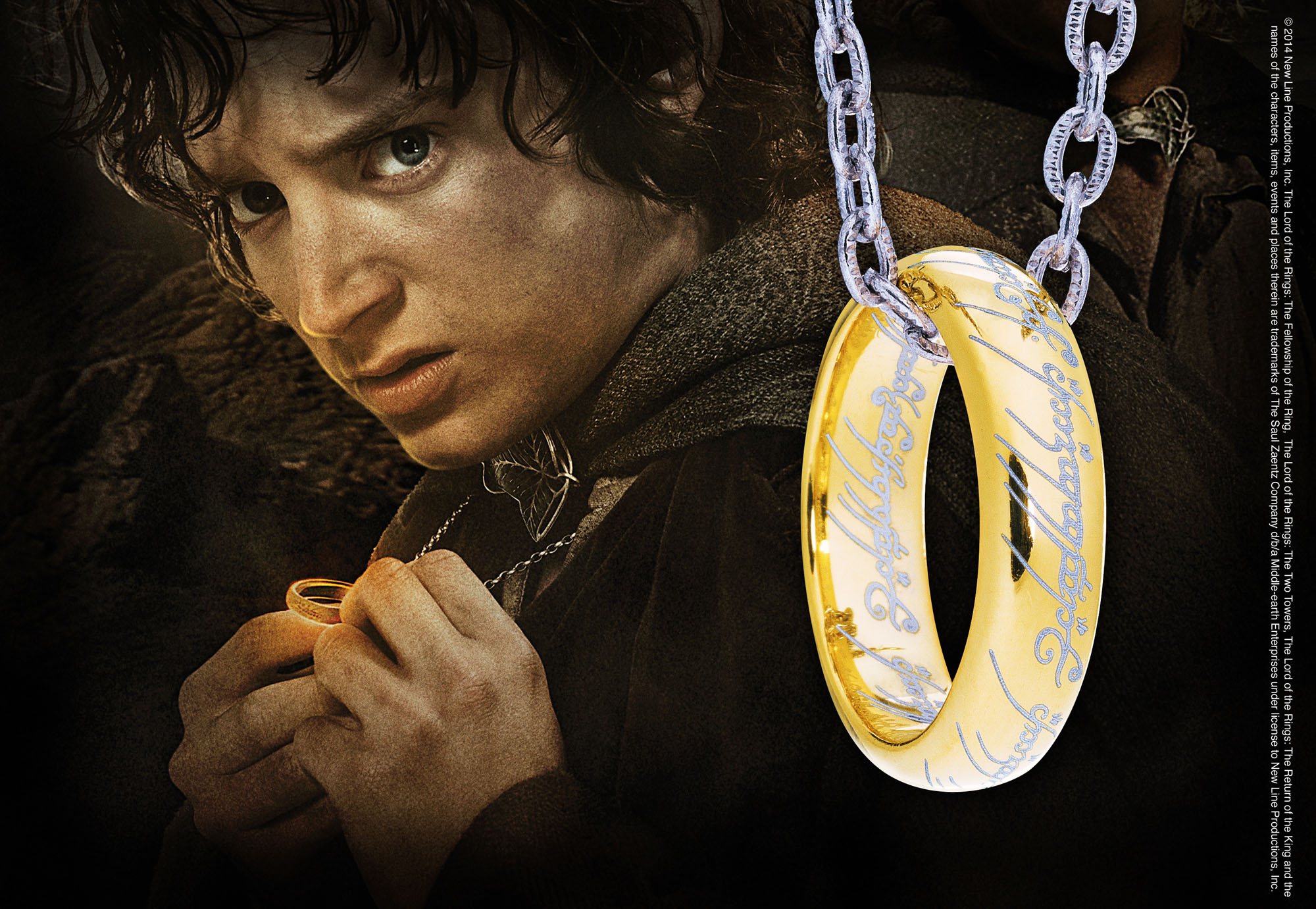 Реплика The Noble Collection Movies: The Lord of the Ring - The One Ring (Sterling Silver)