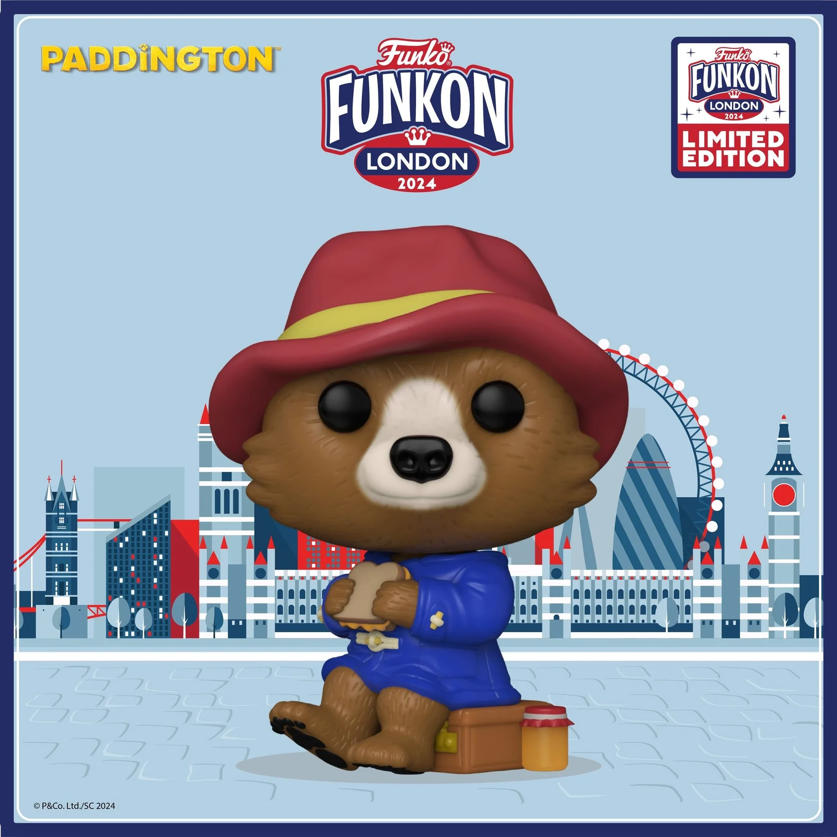 Фигура Funko POP! Movies: Paddington - Paddington with Sandwich (Convention Limited Edition) #1480