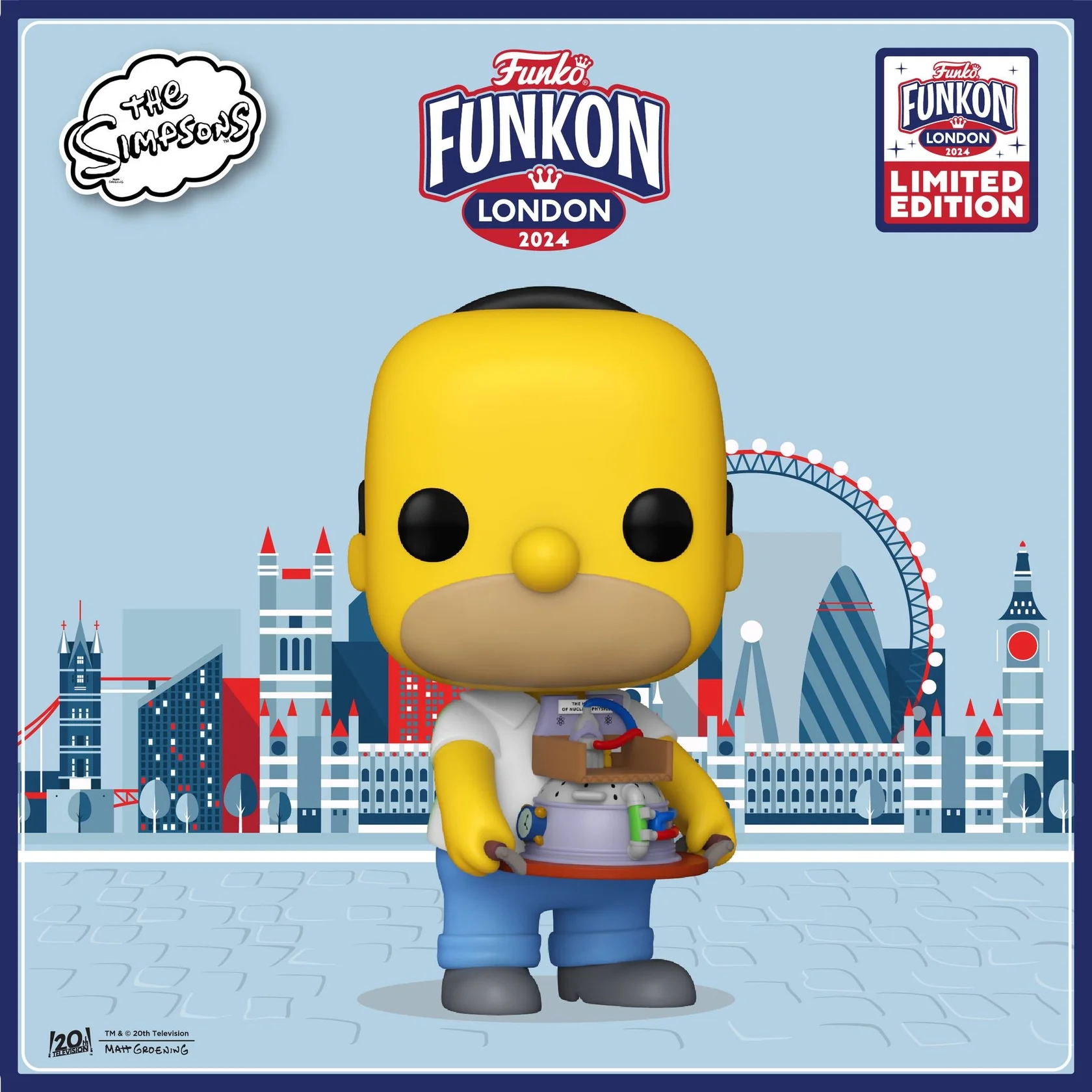 Фигура Funko POP! Television: The Simpsons - Homer with Reactor (Convention Limited Edition) #1630