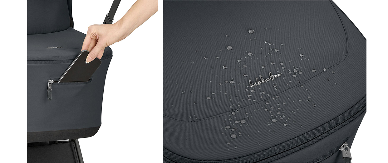 Комбинирана бебешка количка 2 в 1 KikkaBoo Platinum - Goya, Graphite 4