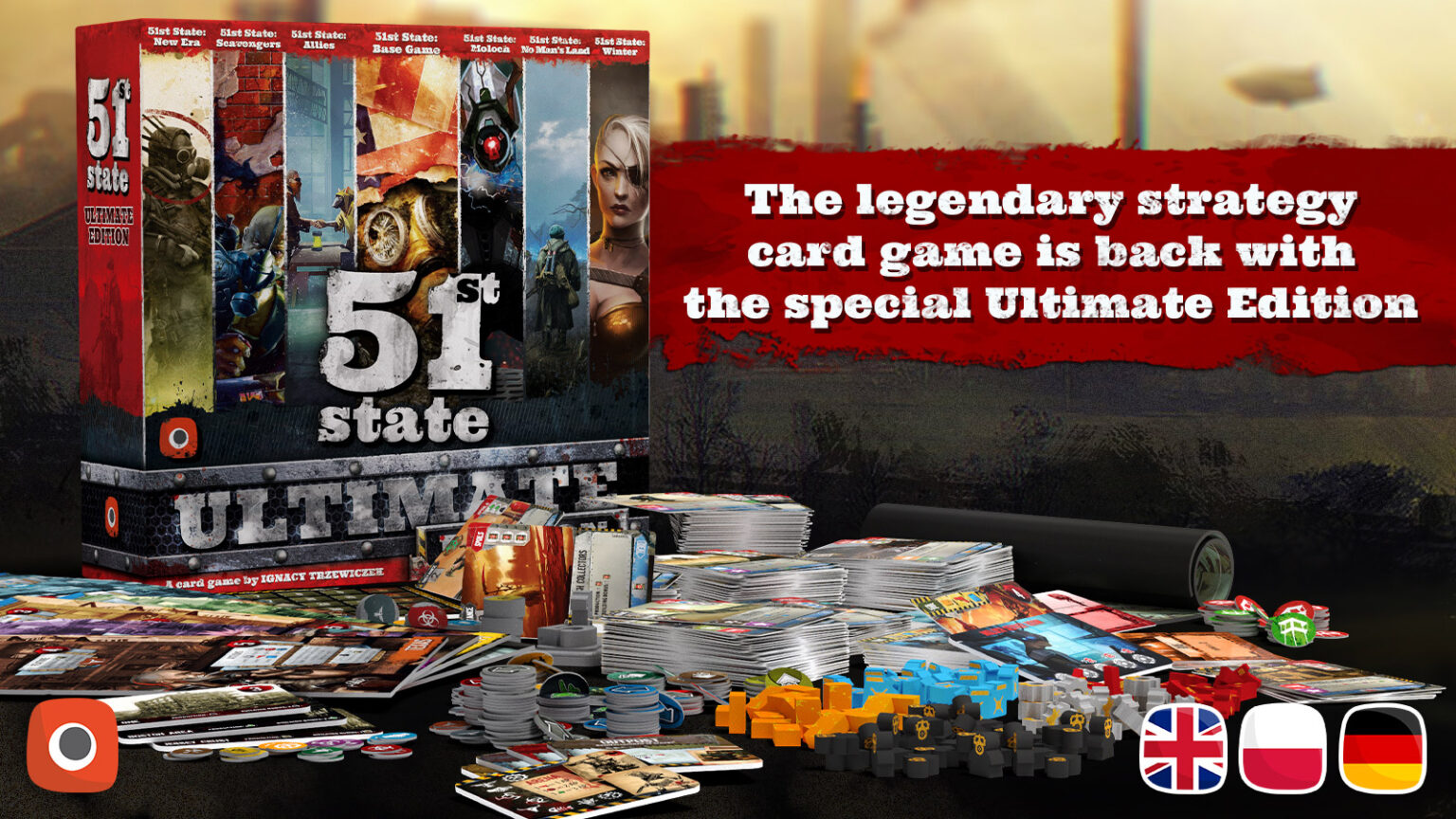 Настолна игра 51st State (Ultimate Edition) - стратегическа