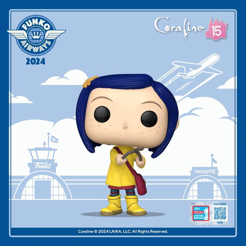 Figurina Funko POP! Movies: Coraline - Coraline with Dowsing Rod (Convention Limited Edition) #1661