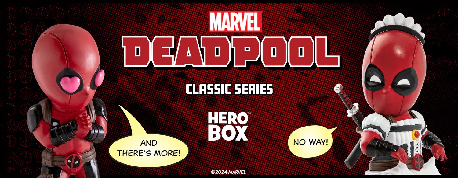 Мини фигура YuMe Marvel: Deadpool - Classic Series (HeroBox), асортимент