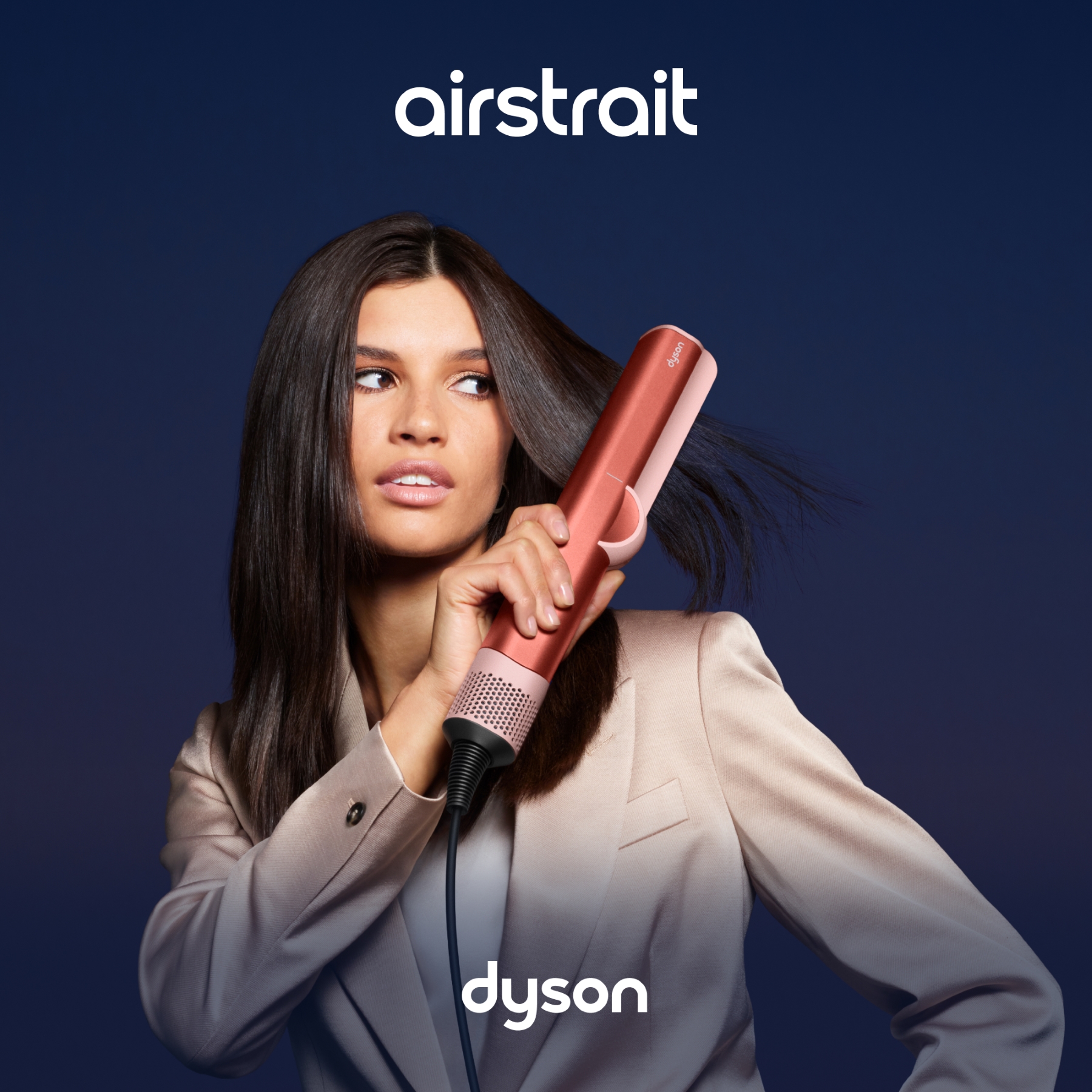   Hair straightener Dyson - HT01 Airstrait, 140°C, StrBz/BhPk