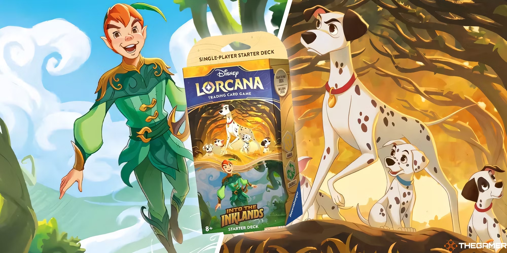 Disney Lorcana Pongo and Peter Pan