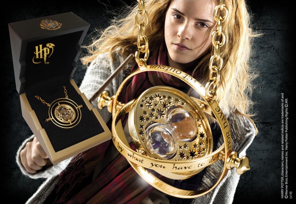 Медальон The Noble Collection Movies: Harry Potter - Time-Turner (Sterling Silver) (Gold Plated)