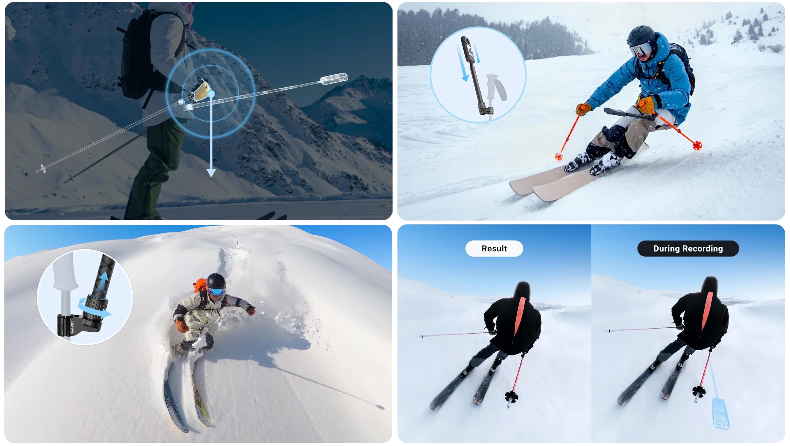 Стойка Insta360 - Ski Pole Mount