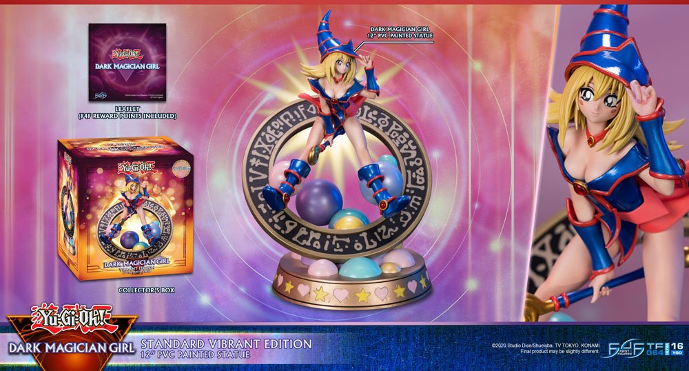 Статуетка First 4 Figures Animation: Yu-Gi-Oh! - Dark Magician Girl (Vibrant Edition)