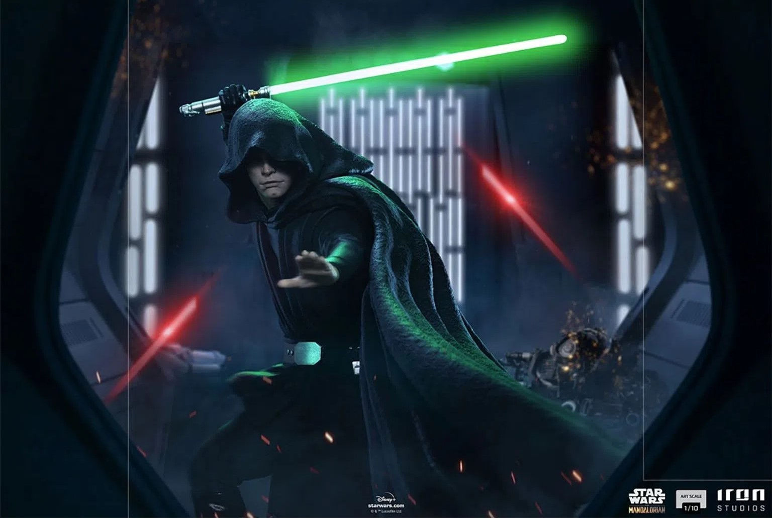 Статуетка Iron Studios Movies Star Wars Luke Skywalker (The Mandalorian)