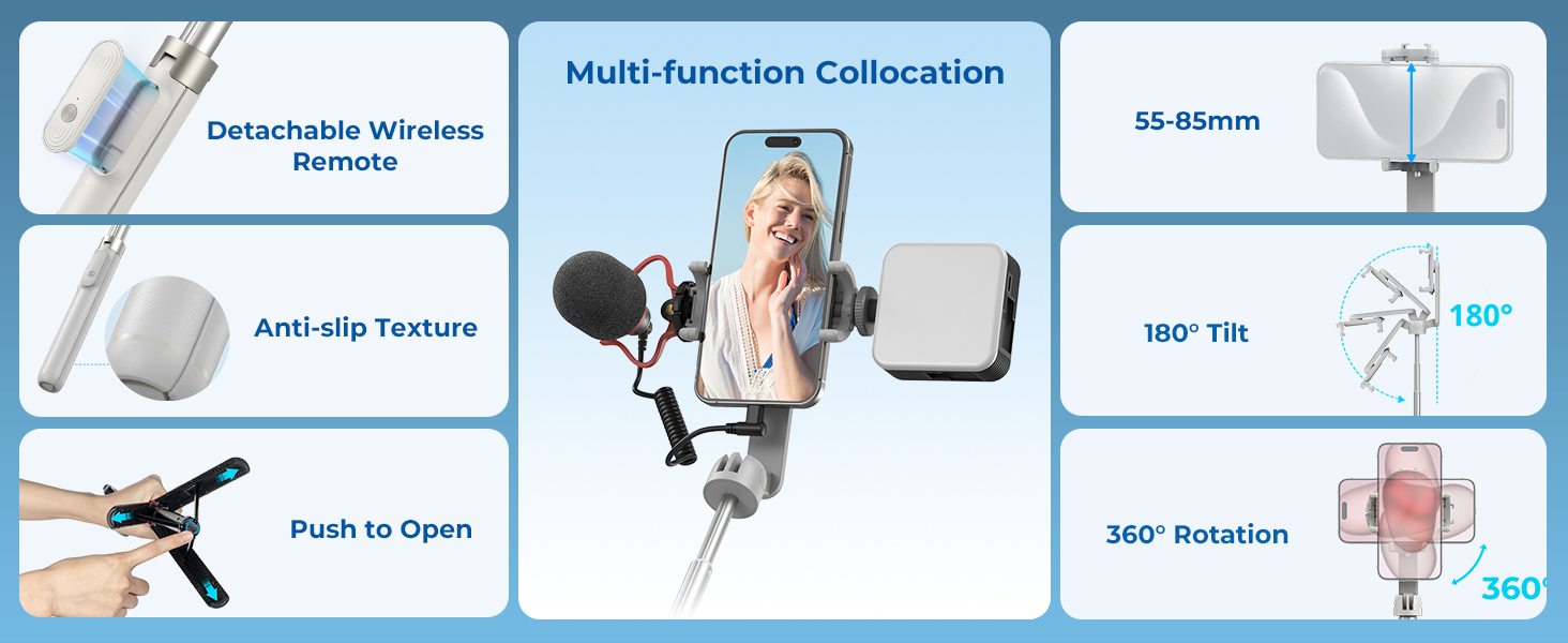 Селфи стик SmallRig - Portable Selfie Stick Tripod ST-25 сн1