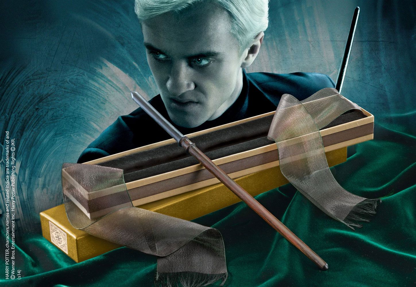 Магическа пръчка The Noble Collection Movies Harry Potter Draco Malfoy (Collector's Box)