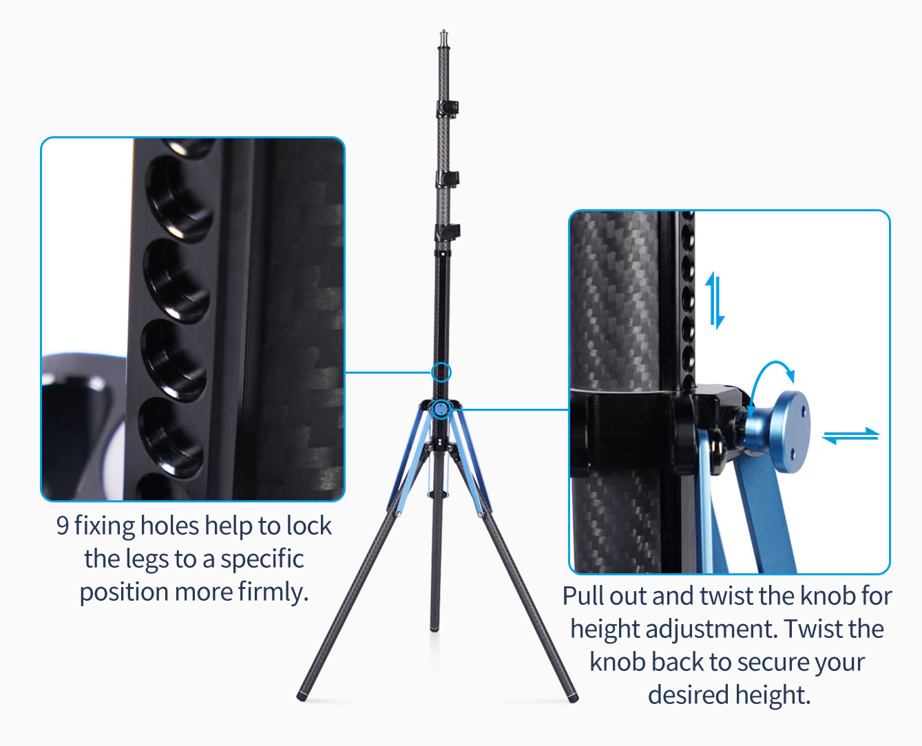 Статив SIRUI - DK18 Carbon Fiber Air-Cushioned