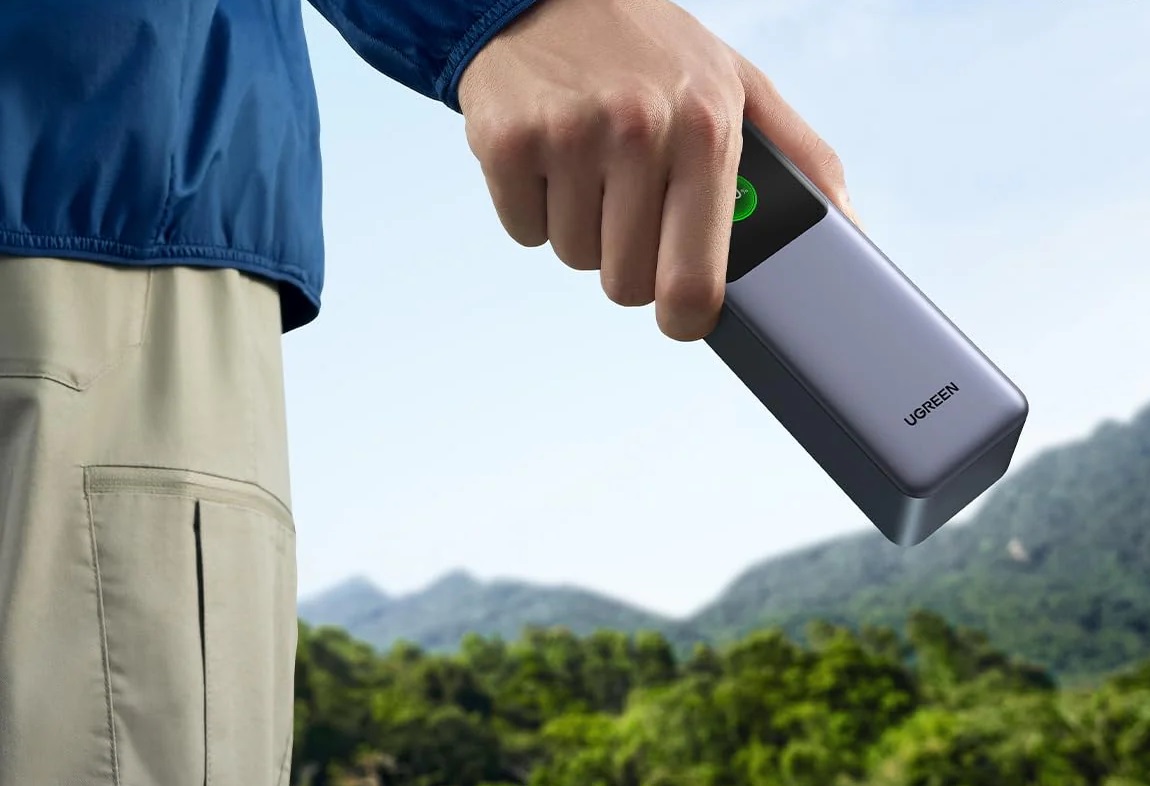   Portable battery Ugreen - PB722, 25000 mAh, gray