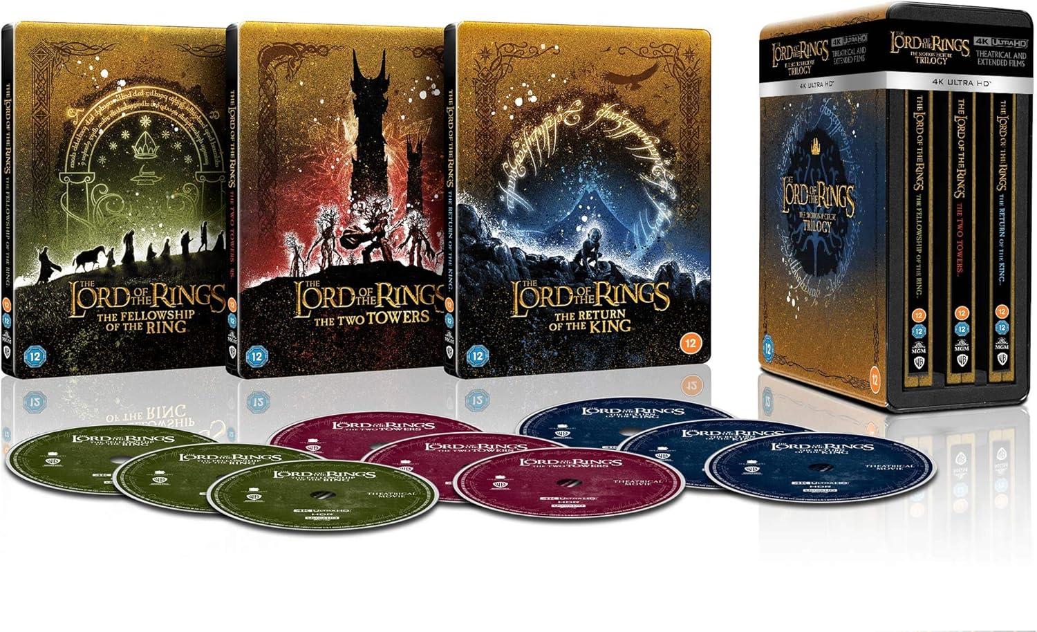 The Lord Of The Rings Trilogy, Limited Edition Steelbook