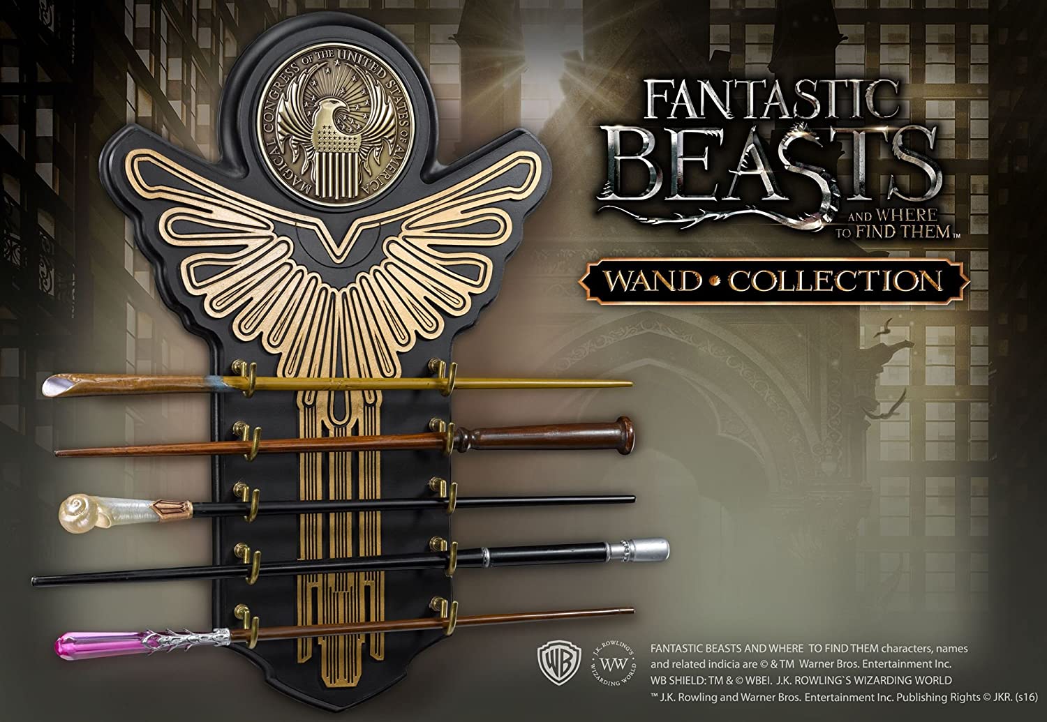Комплект магически пръчки The Noble Collection Movies Fantastic Beasts Characters Collection