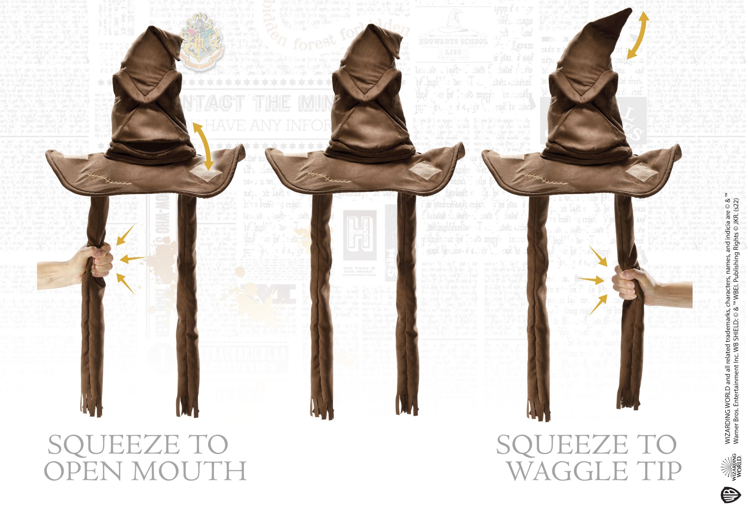 Интерактивна фигура The Noble Collection Movies Harry Potter Talking Sorting Hat