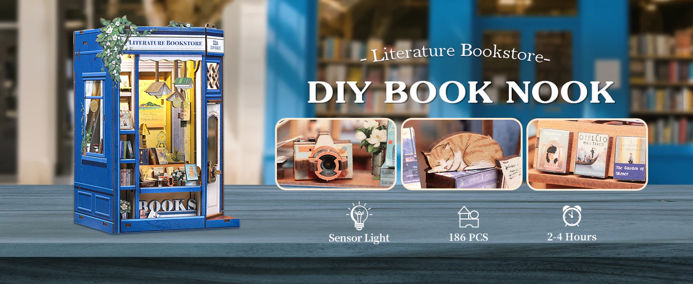 Сглобяем модел CuteBee - Literature Bookstore