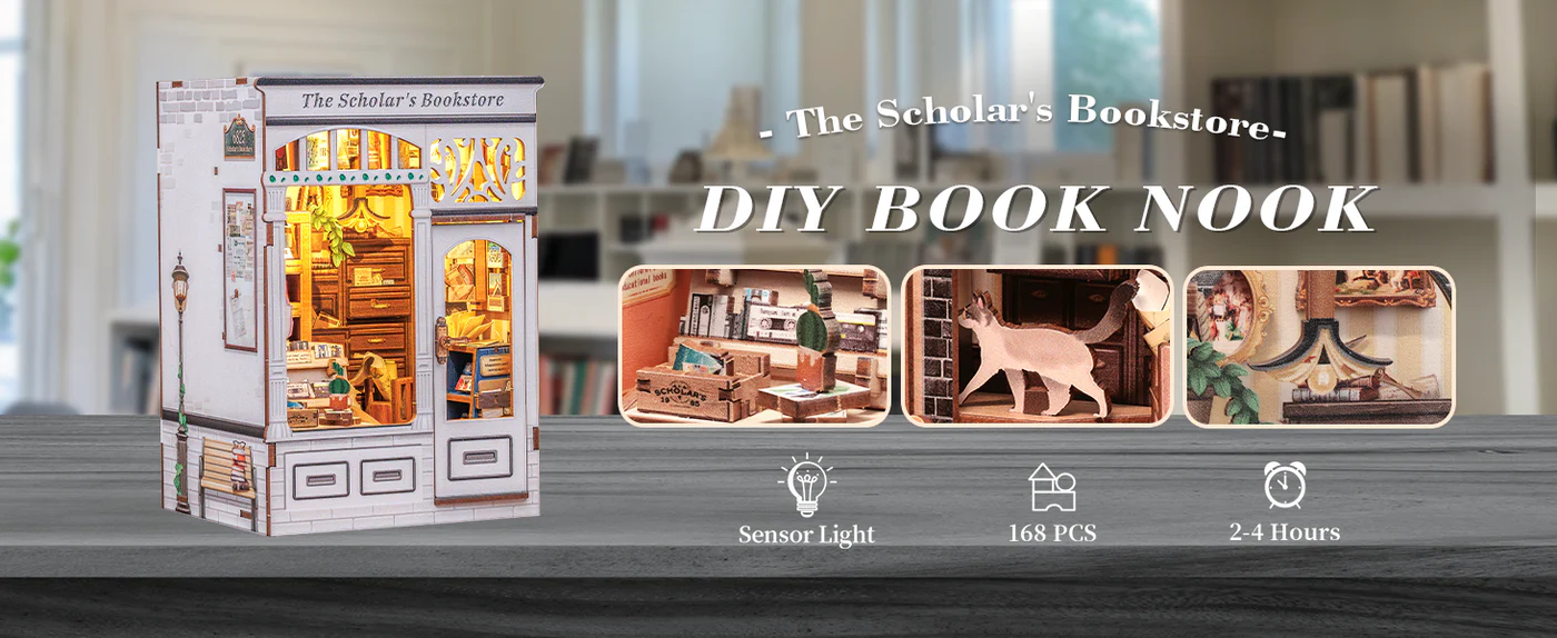 Сглобяем модел CuteBee - The Scholar's Bookstore