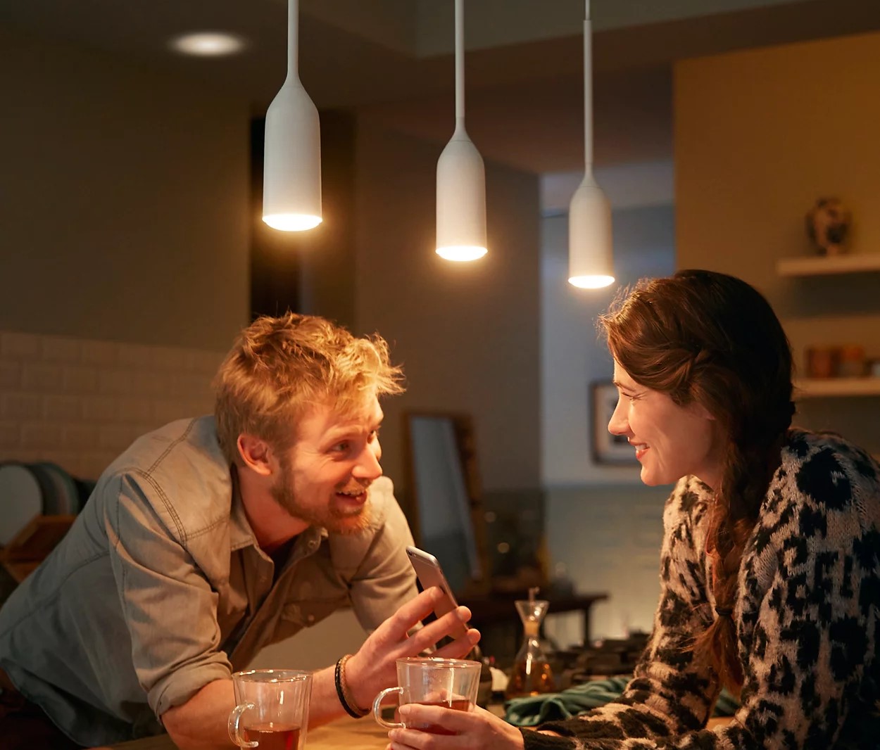  LED pendant Philips Hue Devote IP20 6W dimmable white