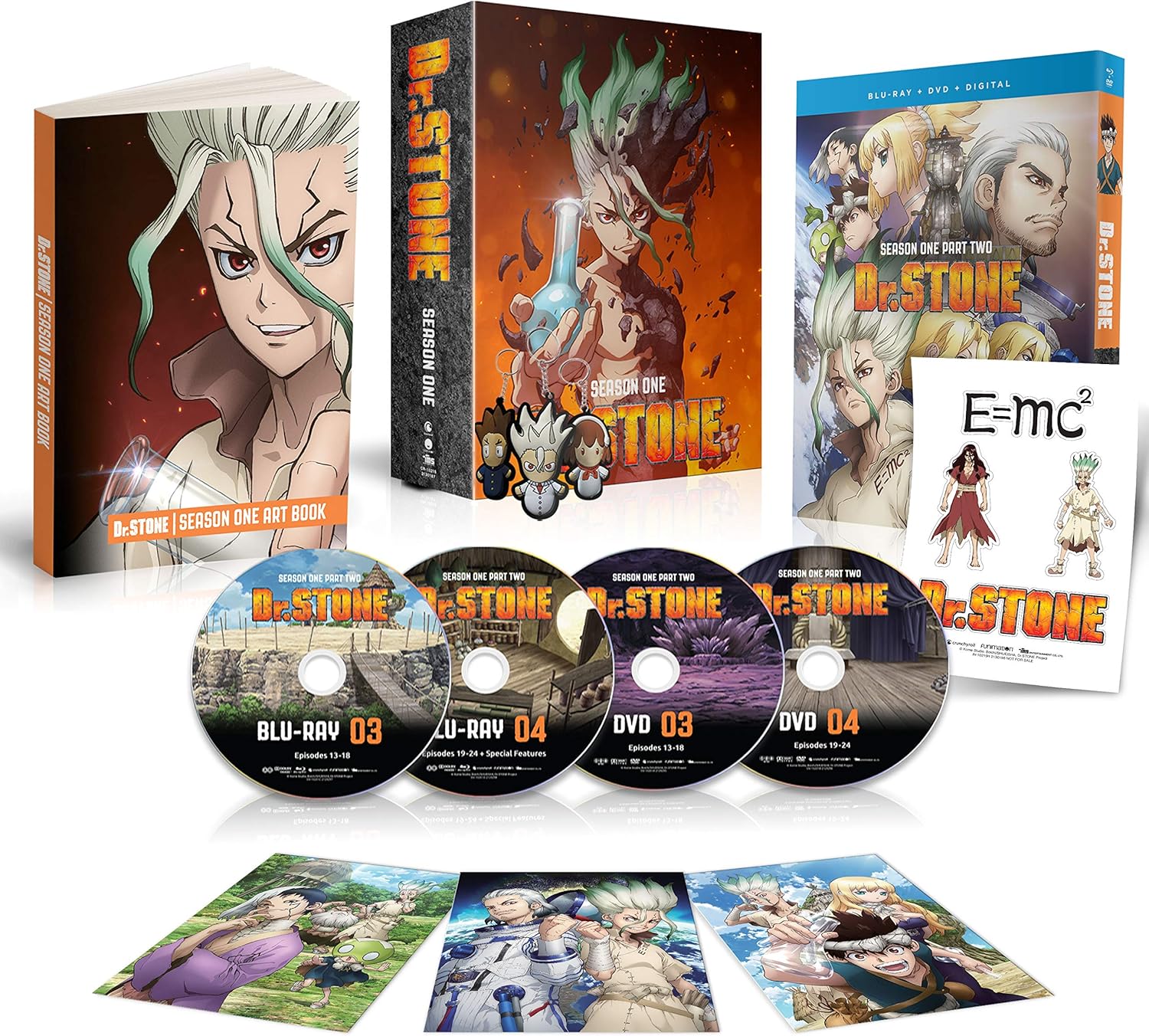 Dr. Stone: Season 1 Part 2 (Episodes 13-25) Limited Edition (Blu-Ray & DVD)