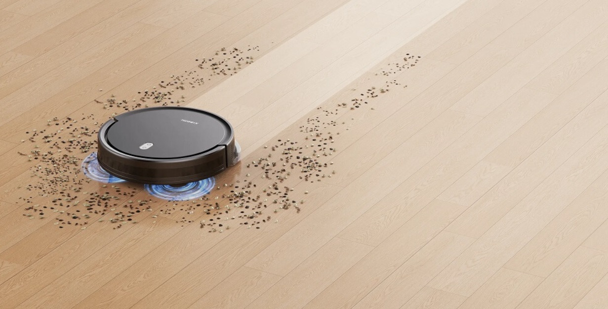 Robot Vacuum E5 cleaning