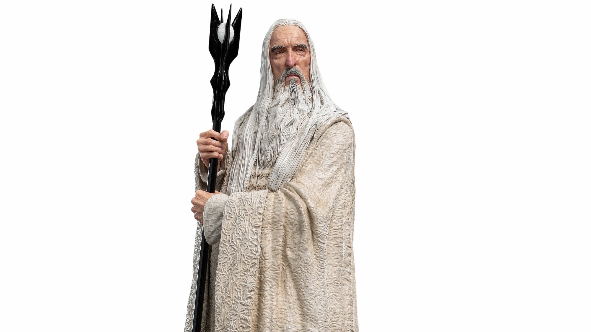 Статуетка Weta Movies: The Lord of the Rings - Saruman the White Wizard (Classic Series), 33 cm