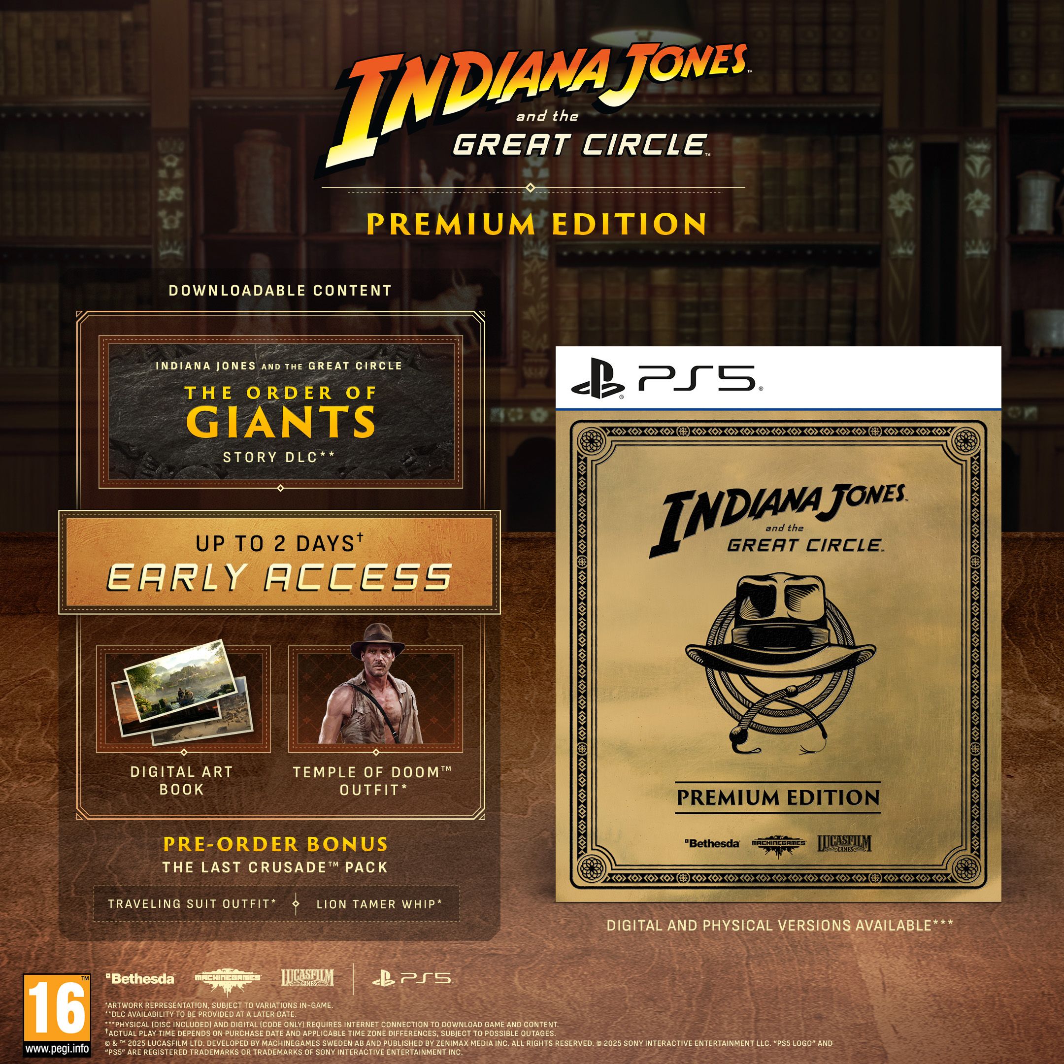 Indiana Jones and the Great Circle - Premium Edition (PS5) | Ozone.ro