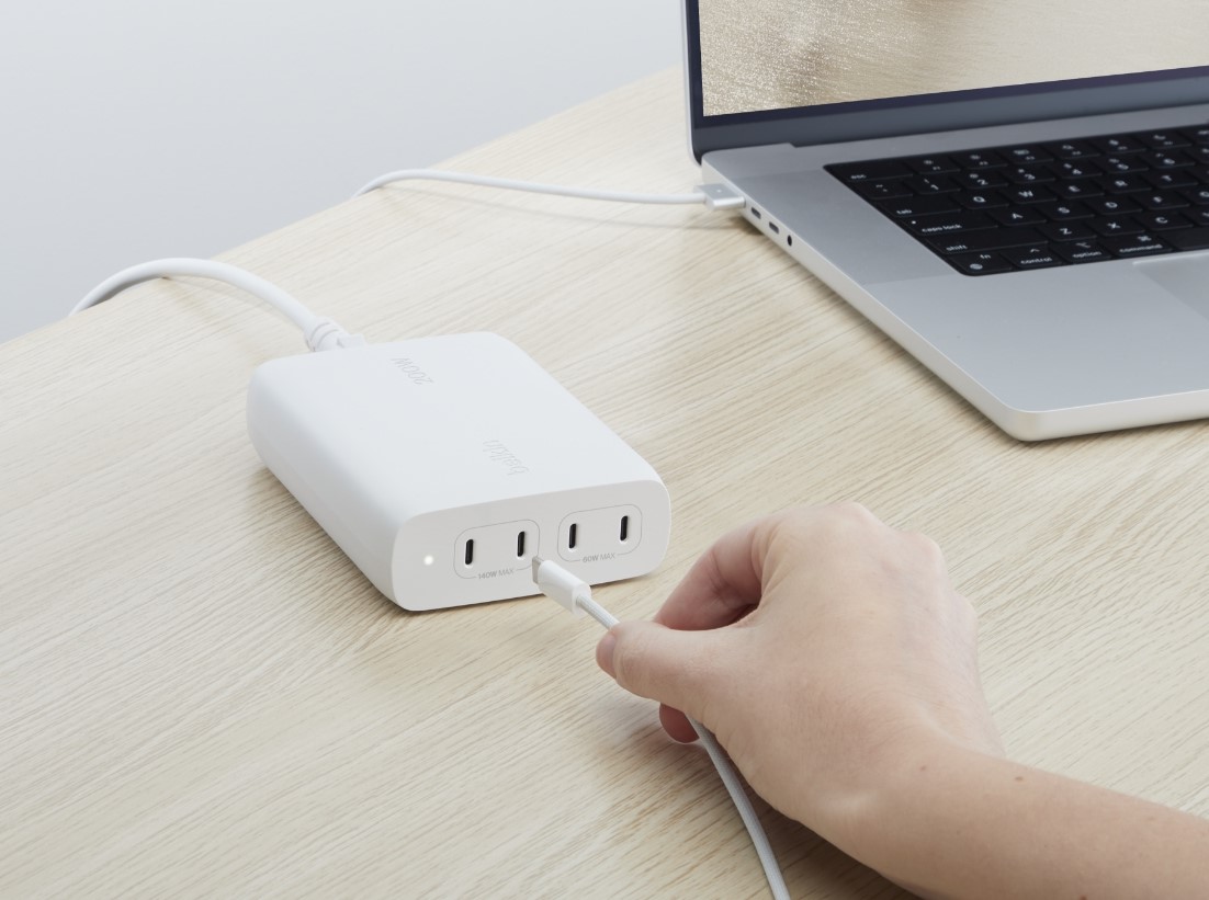  Charger Belkin - Boost Charge Pro 4 USB-C GaN, 200W, white