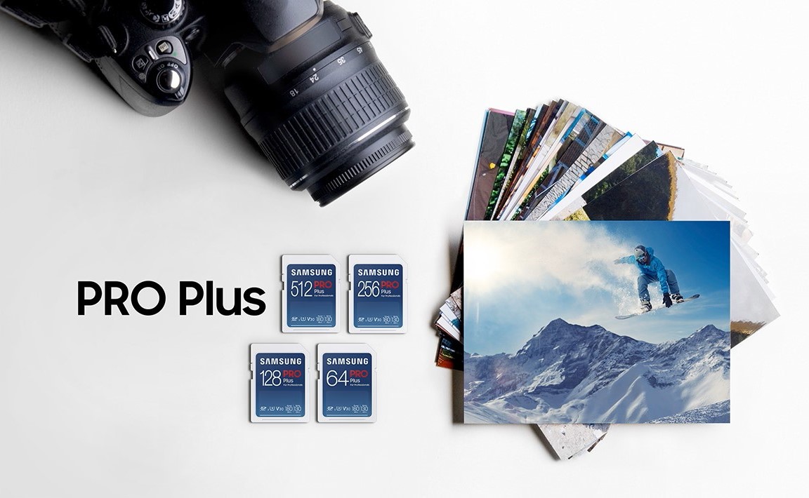  Memory card Samsung PRO Plus 256GB SD UHS-I