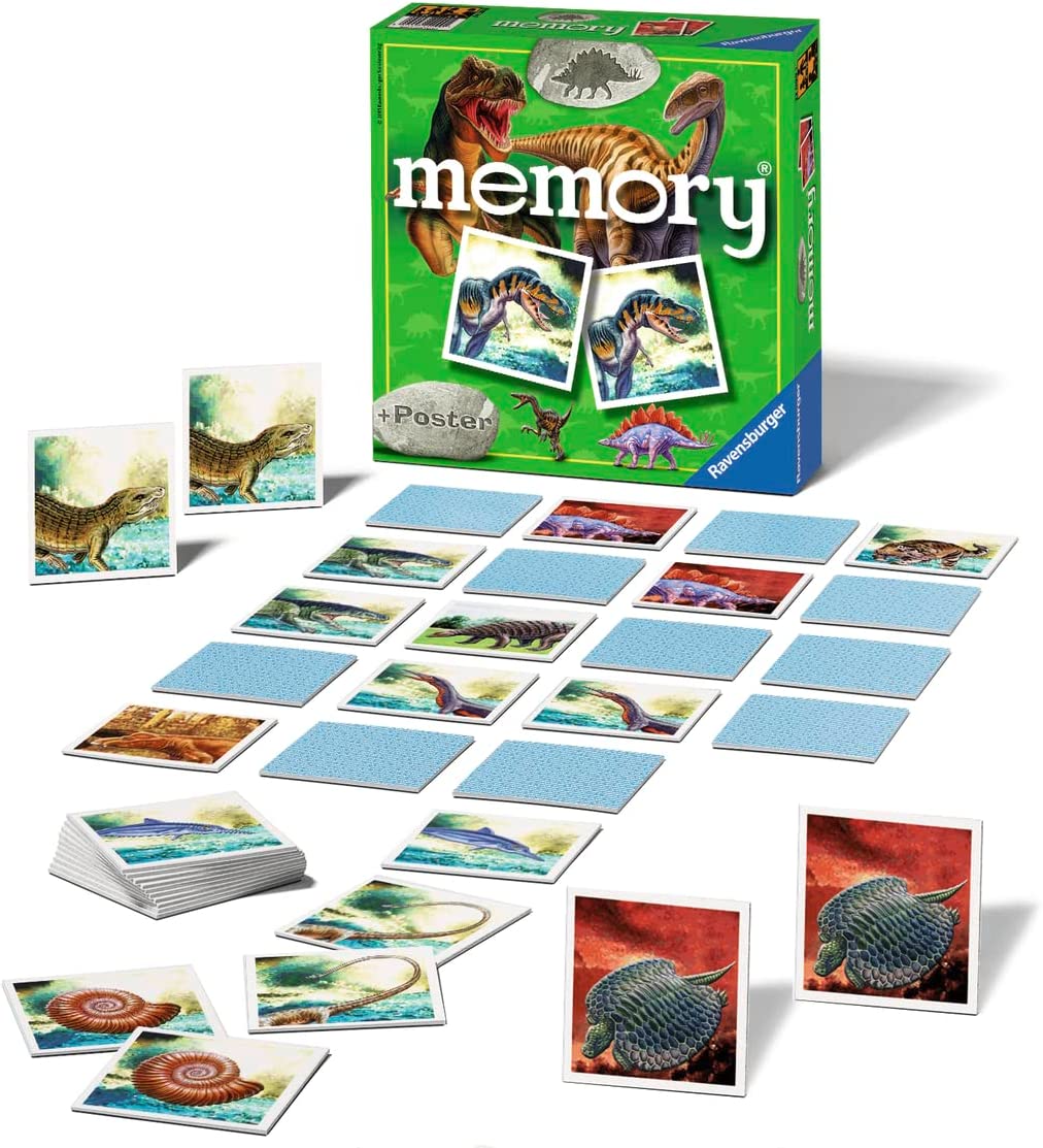 Настолна игра Memory - Dinosaurs