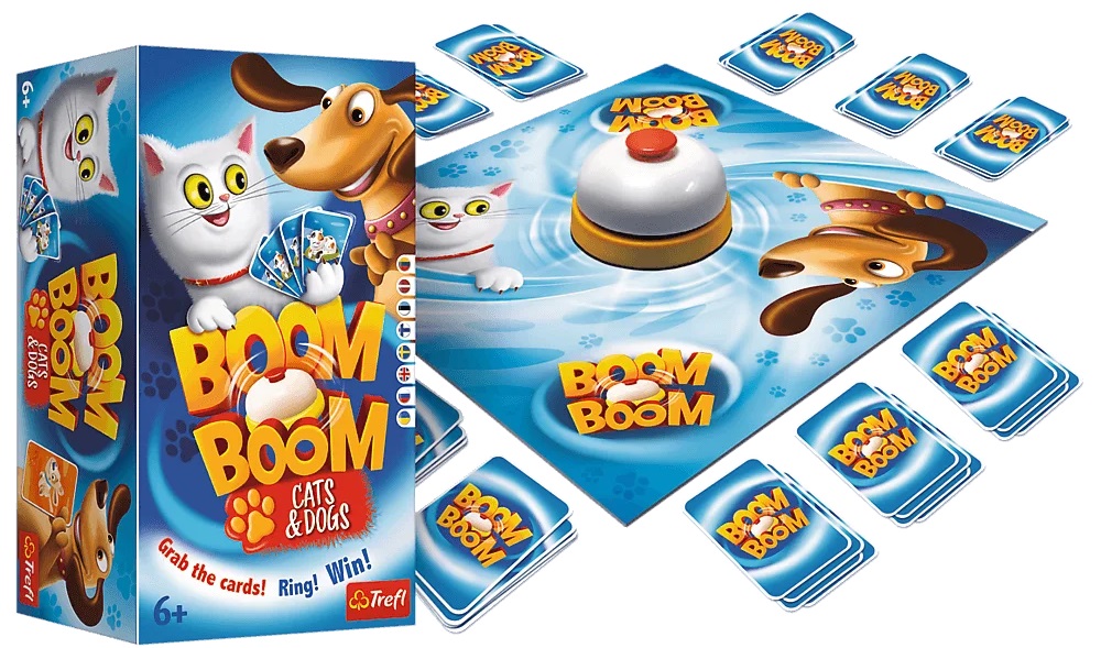 Настолна игра Boom Boom Cats & Dogs - детска