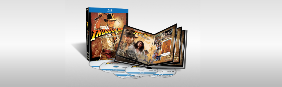 Indiana Jones 1-4 (Blu-Ray)