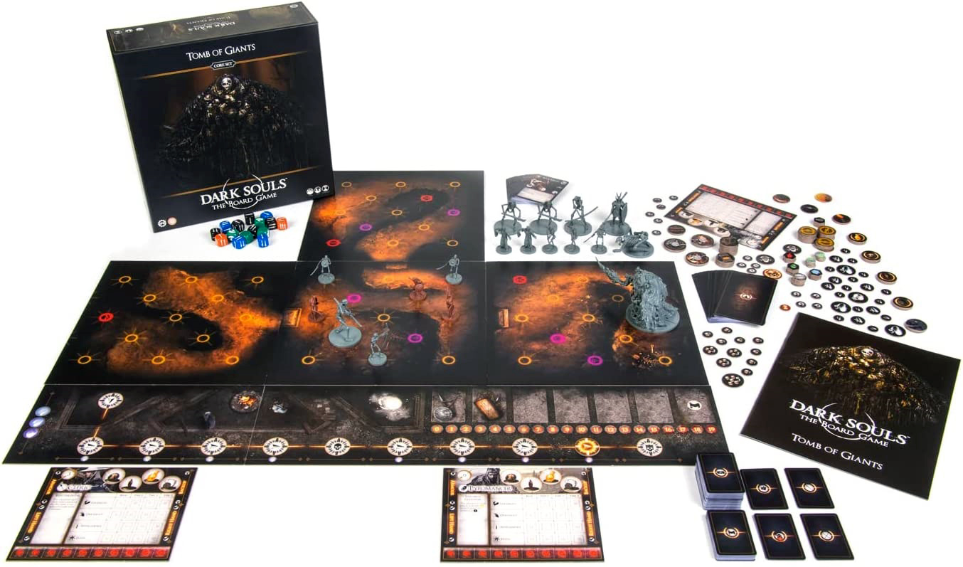 Настолна игра Dark Souls: The Board Game - Tomb of Giants Core Set