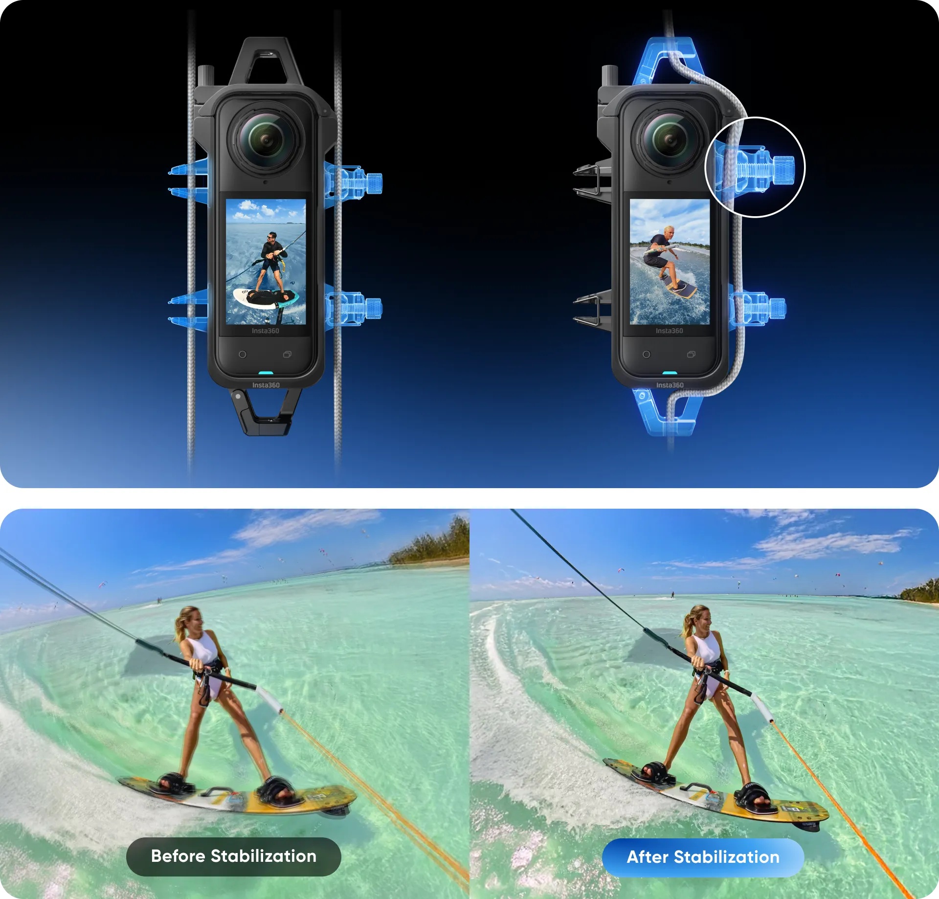 Клетка Insta360 - Water Sports Rope Mount сн2
