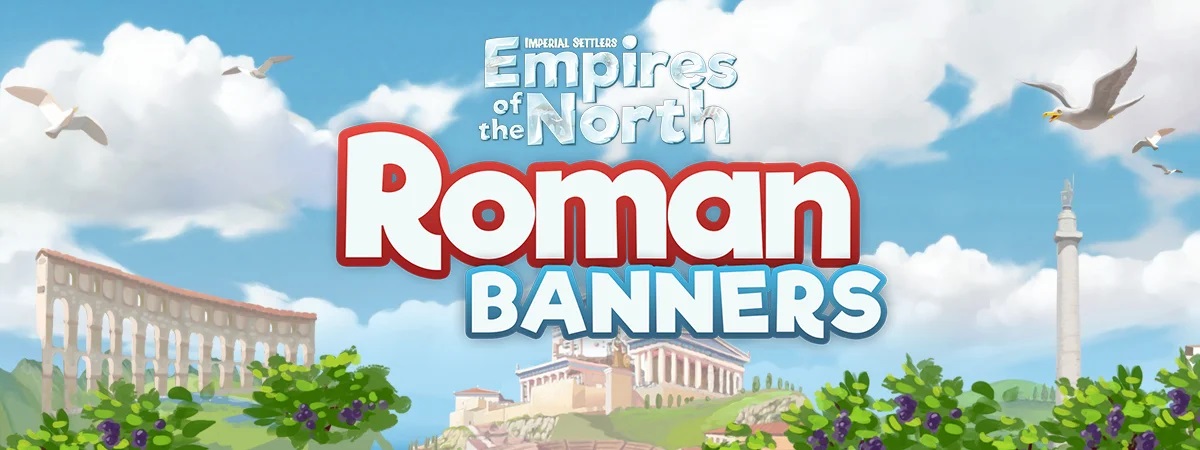  Разширение за настолна игра Imperial Settlers: Empires of the North - Roman Banners
