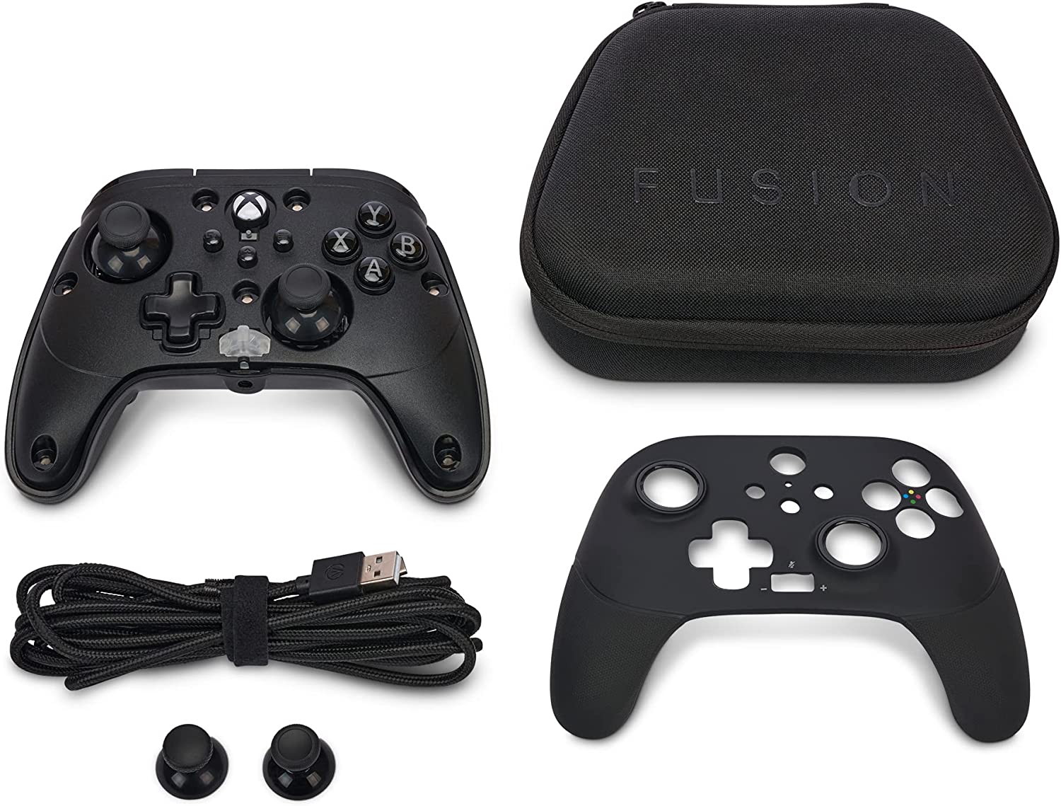 Контролер PowerA - Fusion Pro 3, жичен, за Xbox Series X/S, Black