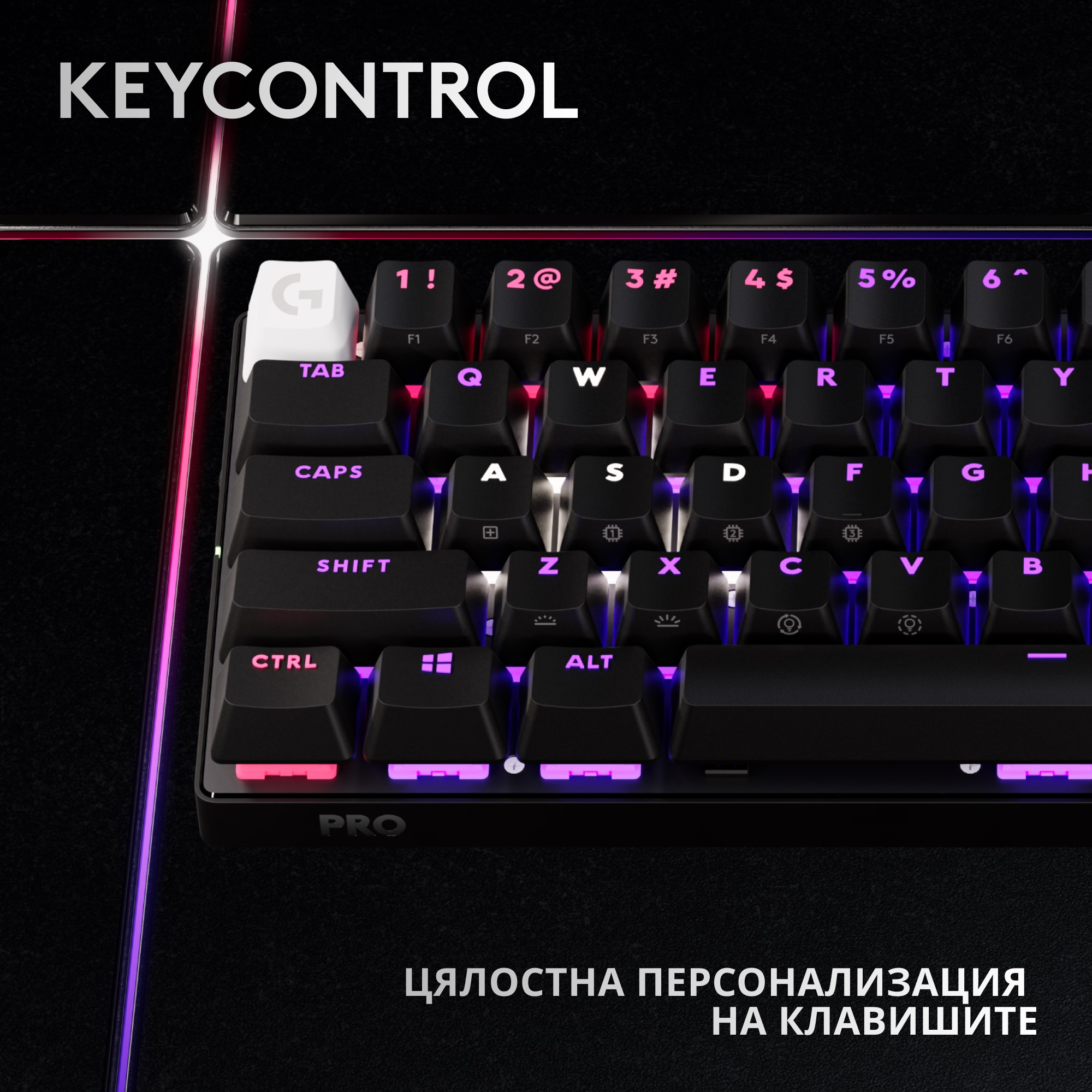 Гейминг клавиатура Logitech - PRO X 60 LIGHTSPEED сн5