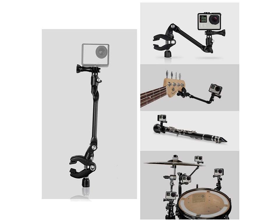 Stand for musical instrument The Jam for action camera black