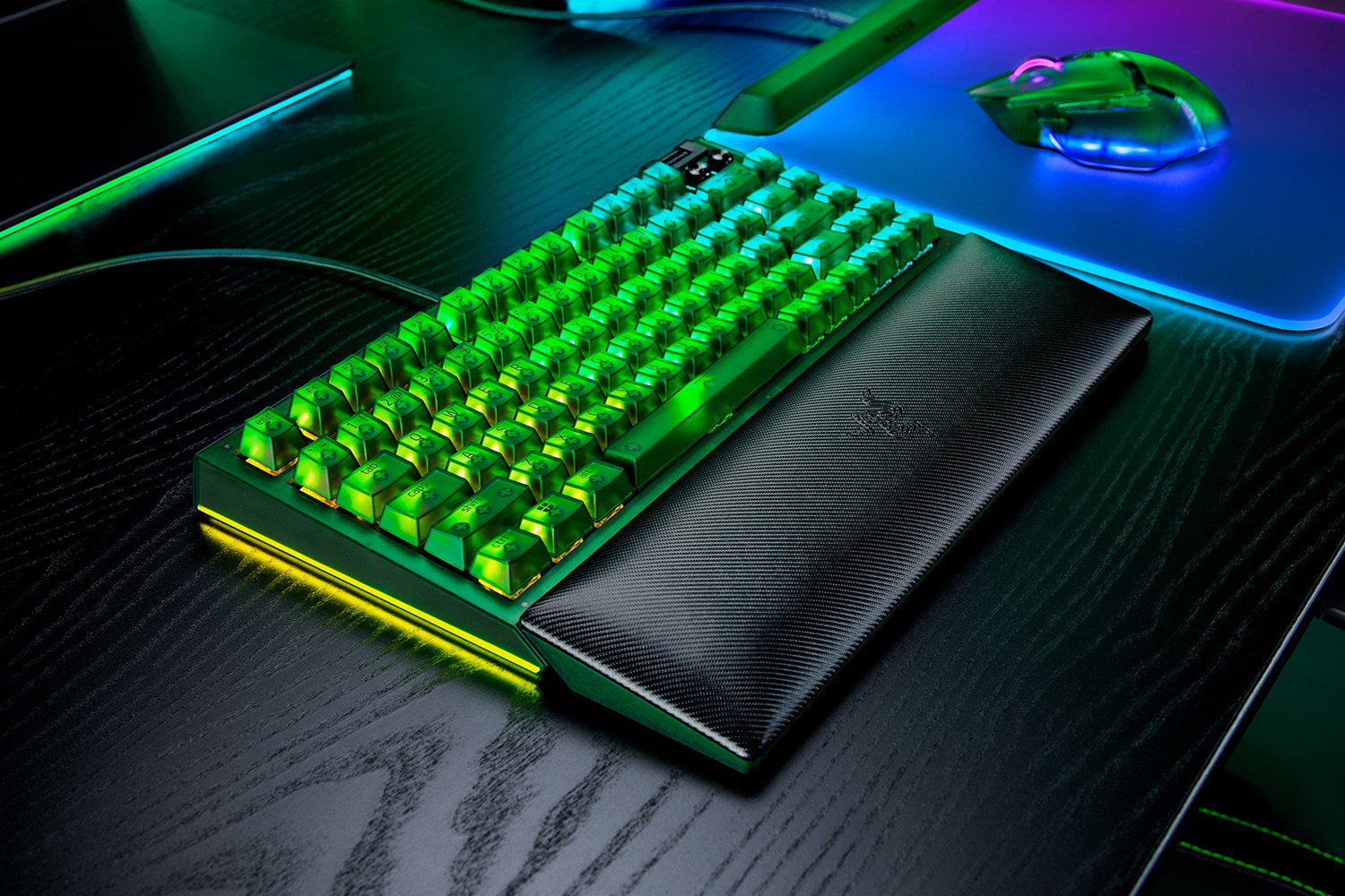 Tastatură mecanică Razer - BlackWidow V4 75, Orange, RGB, Phantom