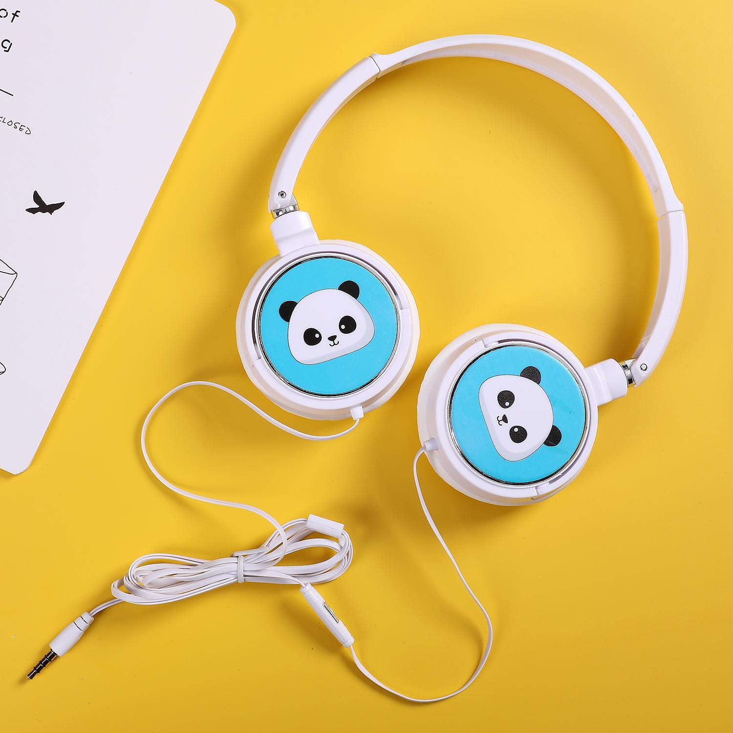 Детски слушалки с микрофон I-Total - Panda Collection 11081