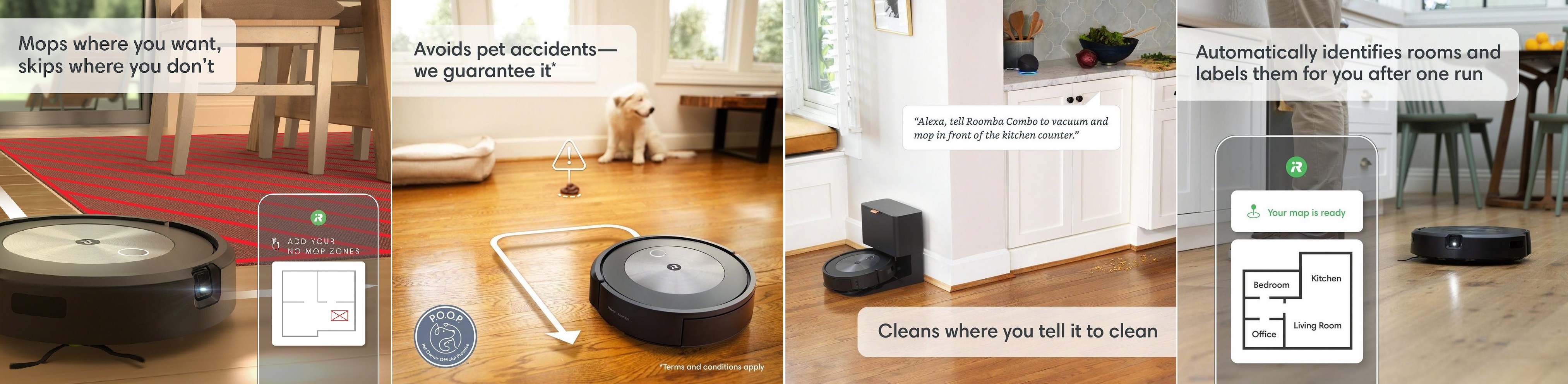 Прахосмукачка-робот iRobot - Roomba Combo j5 сн1