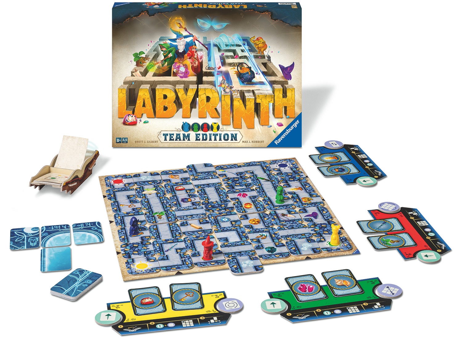 Настолна игра Ravensburger Labyrinth Team Edition - семейна