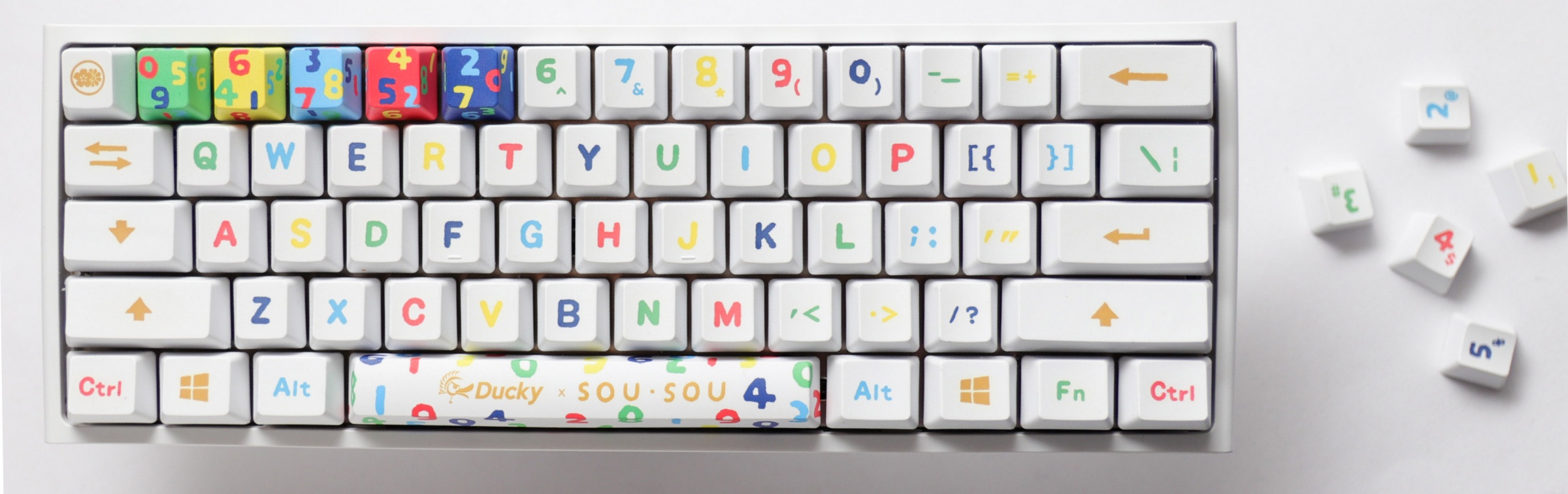  Mechanical keyboard Ducky x SOU SOU One 2 Mini Cherry MX Blue