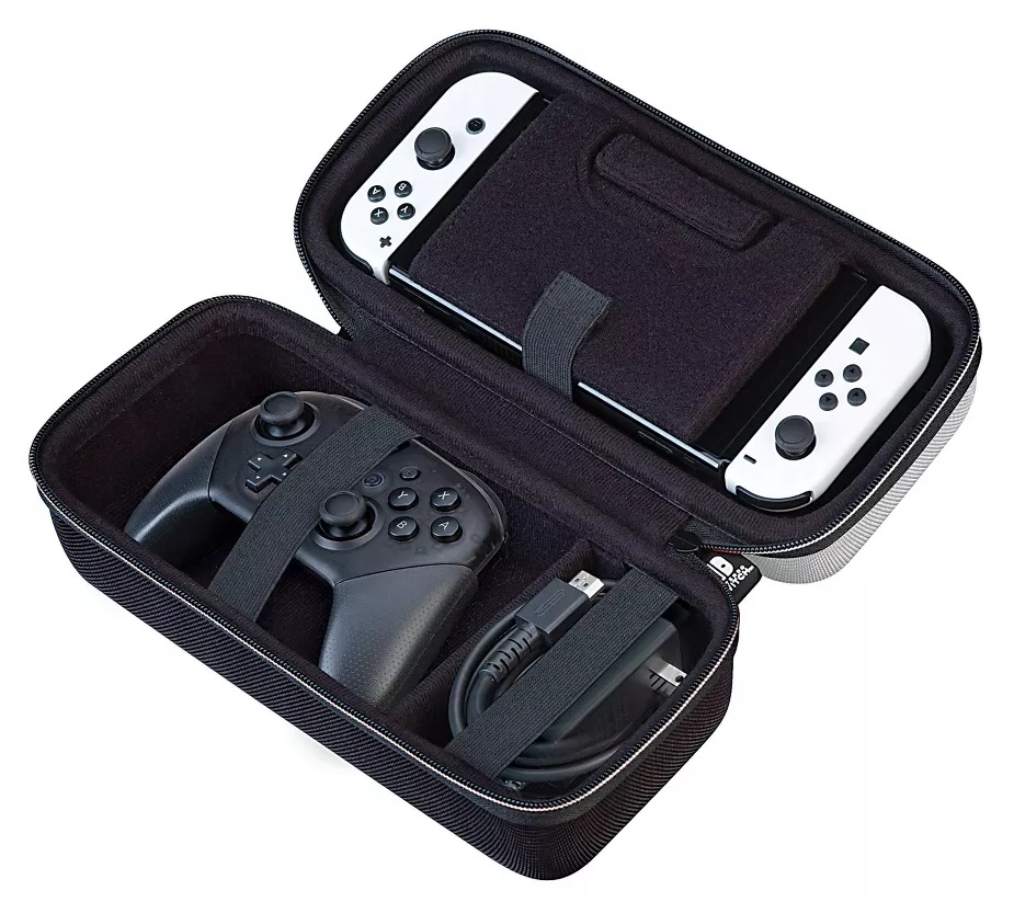 Калъф Nacon - Deluxe Travel Case, White (Nintendo Switch/Lite/OLED)