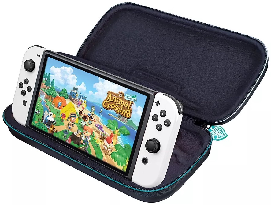 Калъф Nacon - Deluxe Travel Case, Animal Crossing (Nintendo Switch/Lite/OLED)